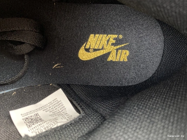 METALLIC (2020) GOLD HIGH 1 BLACK 555088-032 AIR JORDAN RETRO 0812